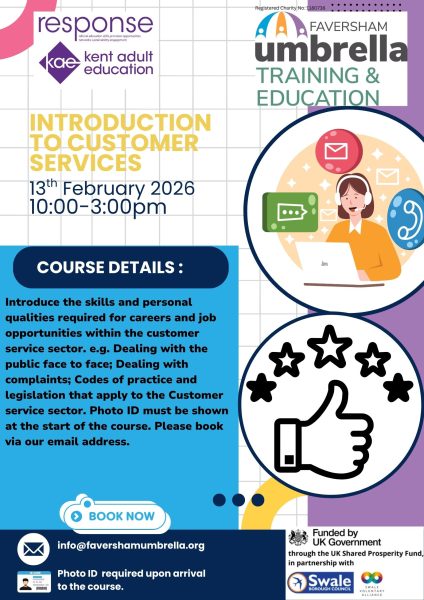 Faversham Umbrella - Intro to Customer Services