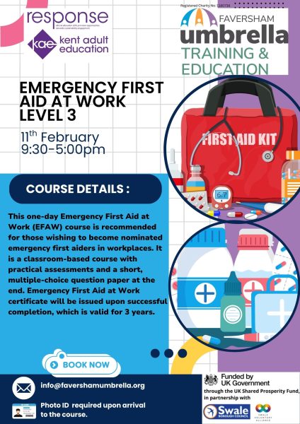 Faversham Umbrella - Emergency First Aid at Work