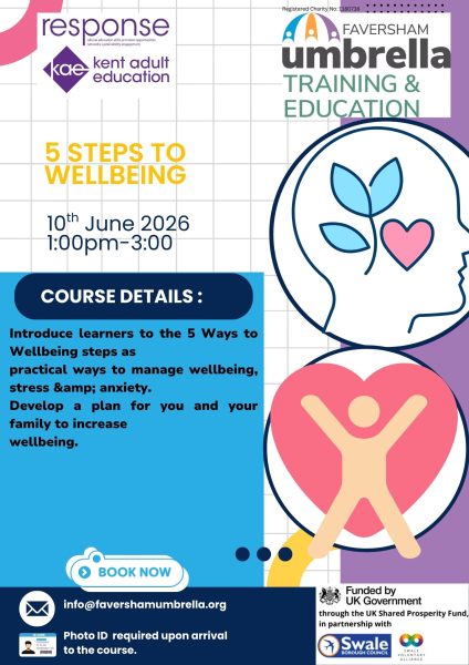 Faversham Umbrella - 5 Ways to Wellbeing