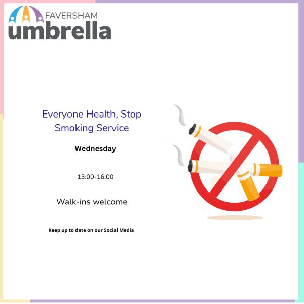 Faversham Umbrella - Everyone Health Stop Smoking