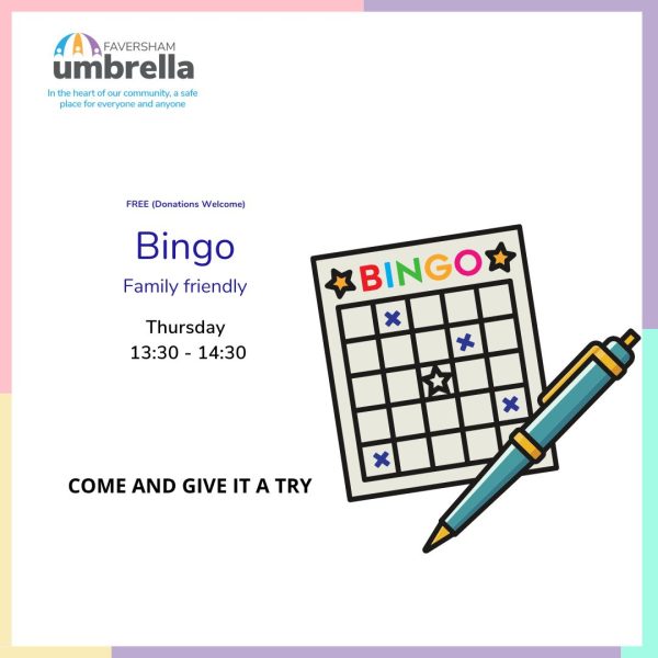 Faversham Umbrella - Bingo- Family friendly