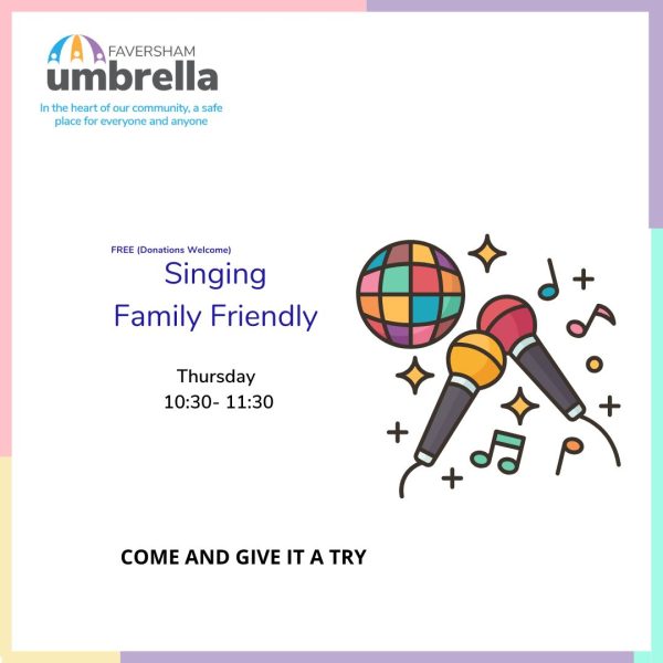 Faversham Umbrella - Singing- Family Friendly