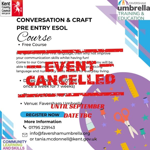 Faversham Umbrella - Healthy Eating, Calories & Nutrition (Cancelled until September. Date TBC) 