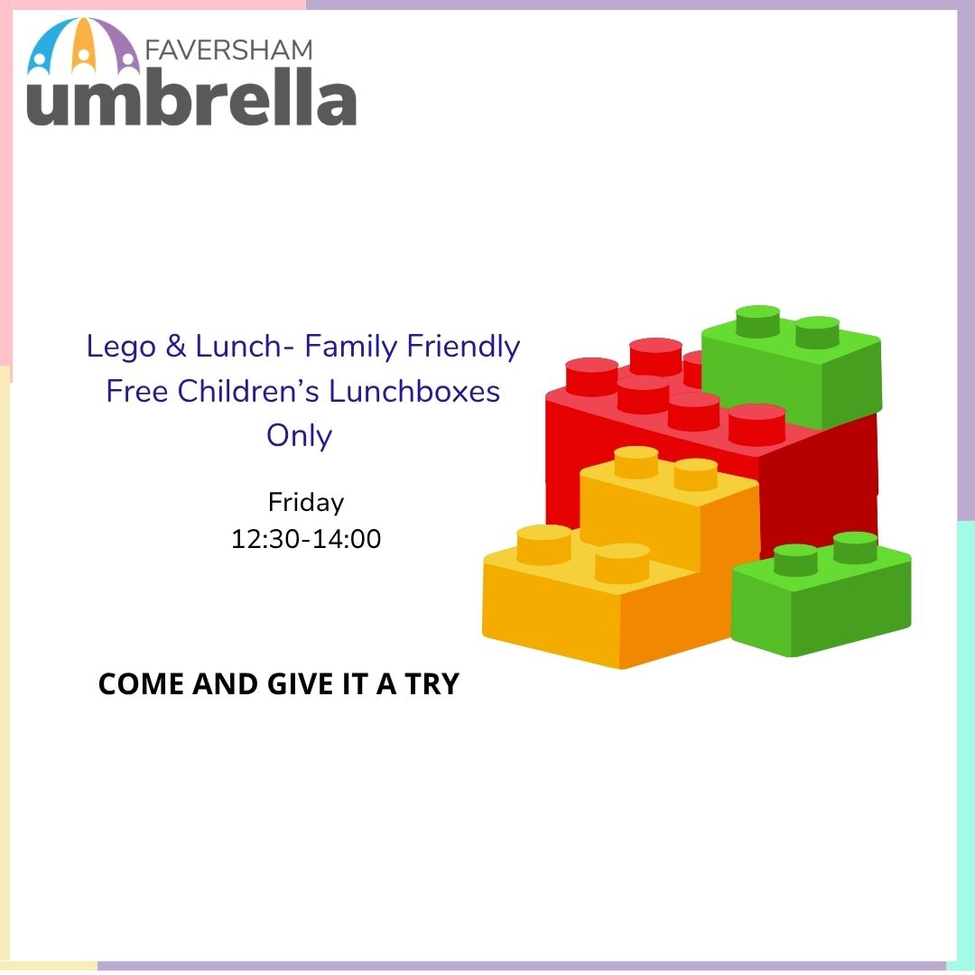 Faversham Umbrella - Lego & Lunch- Family Friendly
